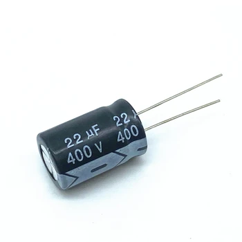 10ШТ Электролитический конденсатор высокого качества 400V22UF 13*20mm 22UF 400V 13*20