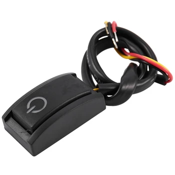 3X Автомобильный Кнопочный Переключатель DIY Switch Paste Type Off/On Переключатель Для Автомобильной Лампы Для Чтения/Поворотных Ламп Small Light Dc 12V/200mA